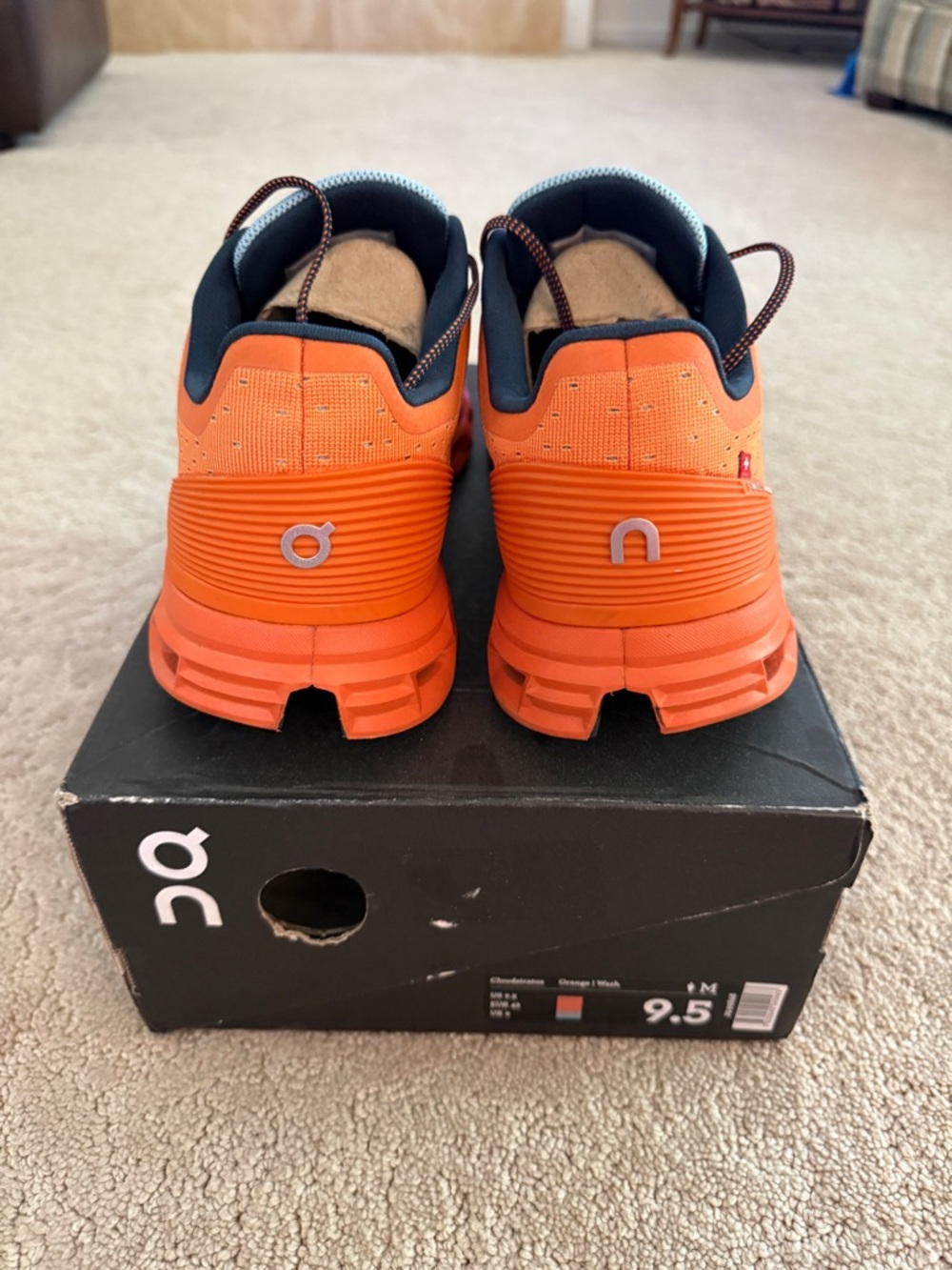 On Cloudstratus Orange/Wash - Picture 9 of 12